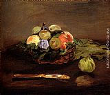 Basket Of Fruit by Eduard Manet